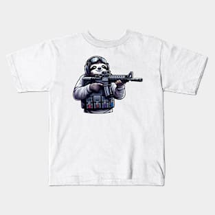 Tactical Sloth Kids T-Shirt